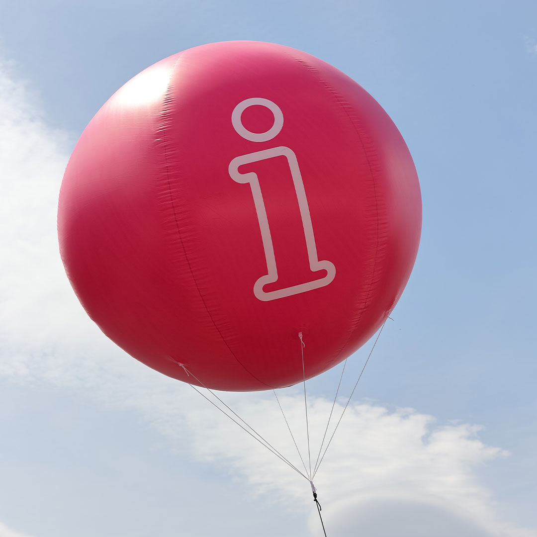 30 Jahre Telekom Infostand Ballon