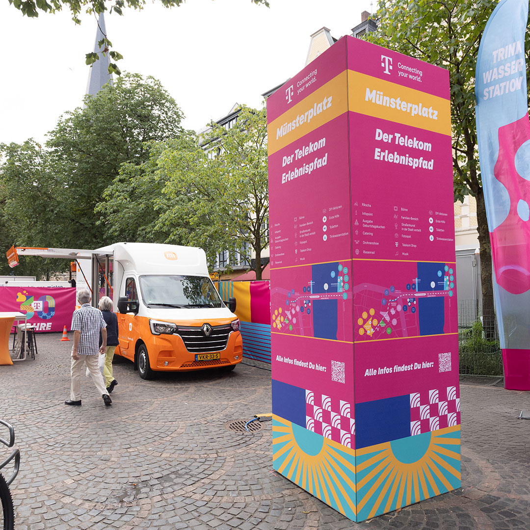 30 Jahre Telekom Wegeleitung Infotower