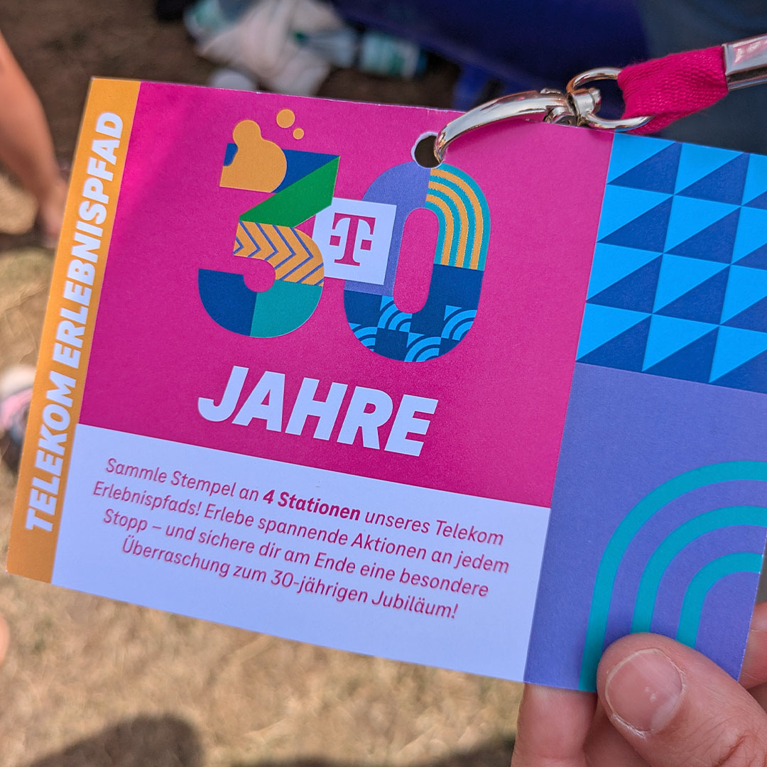 30 Jahre Telekom Karte Erlebnispfad