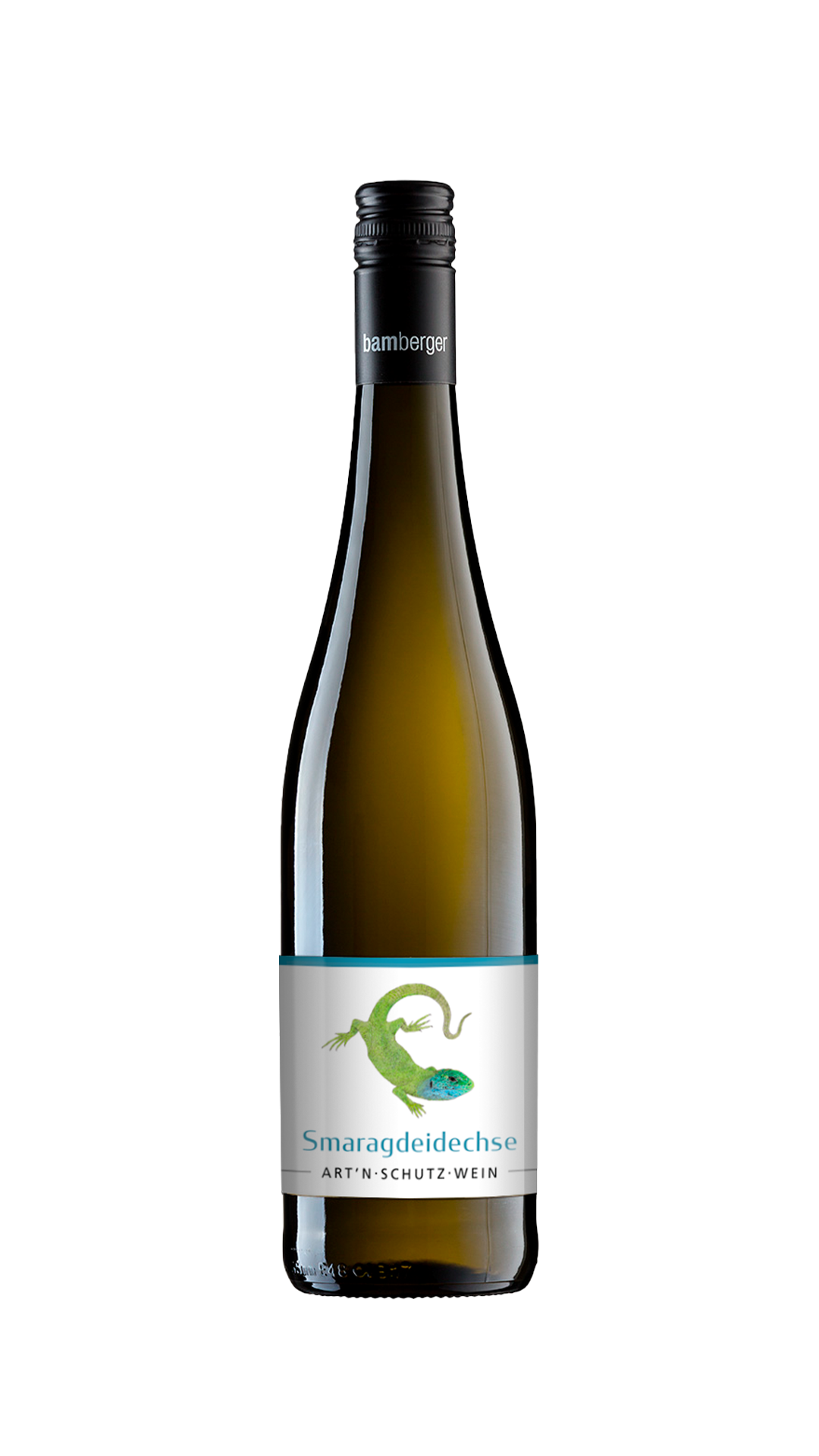 Ambito Weinetikett Smaragdeidechse