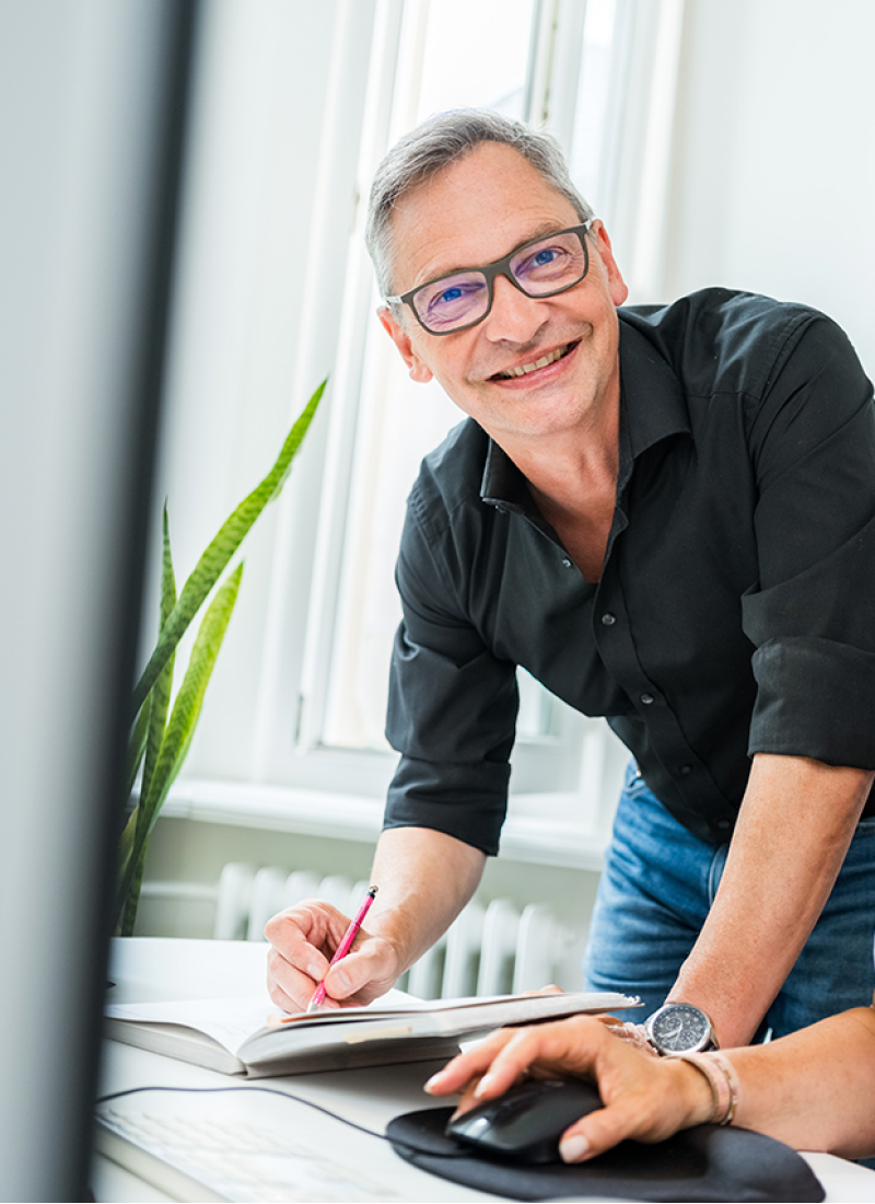 Teamfoto Felix Busch Grafik